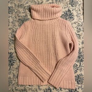 Banana Republic Soft Pink Cowl Neck Sweater